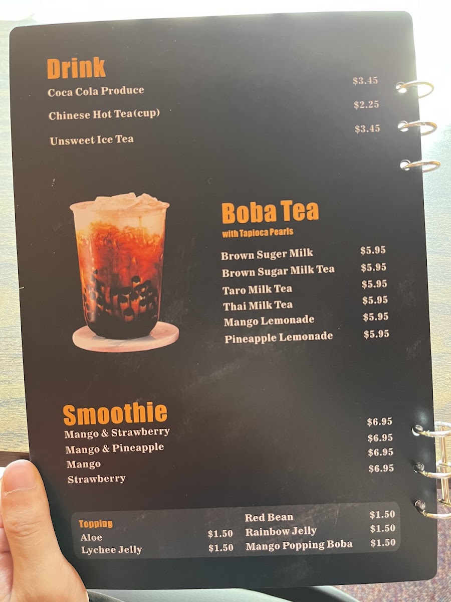 Tokyo menu board
