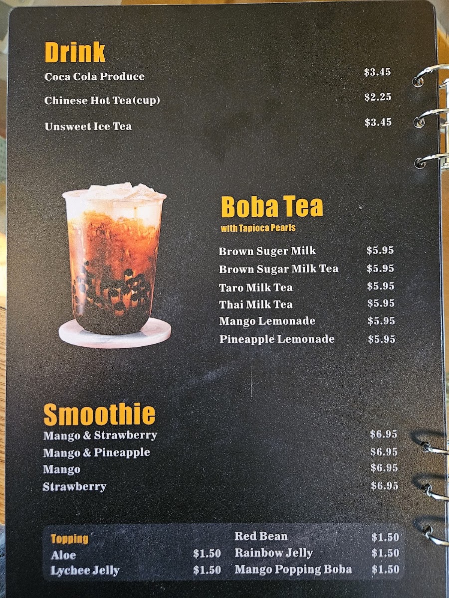 Tokyo menu board
