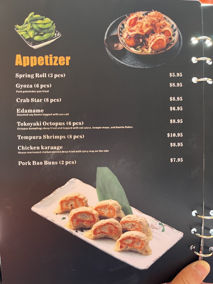 Tokyo menu board