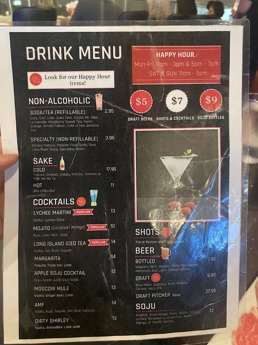 Revopot menu board