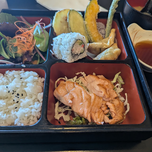 Salmon Bento Box with Miso