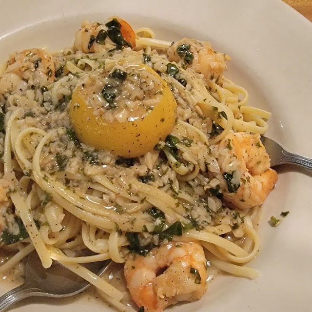 Shrimp Linguine with Lemon Sauces