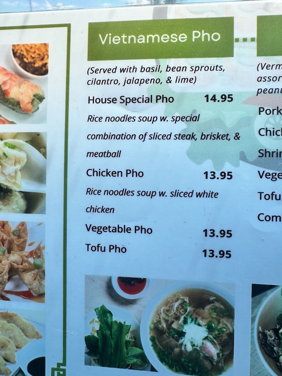 Bamboo House Antlers menu board