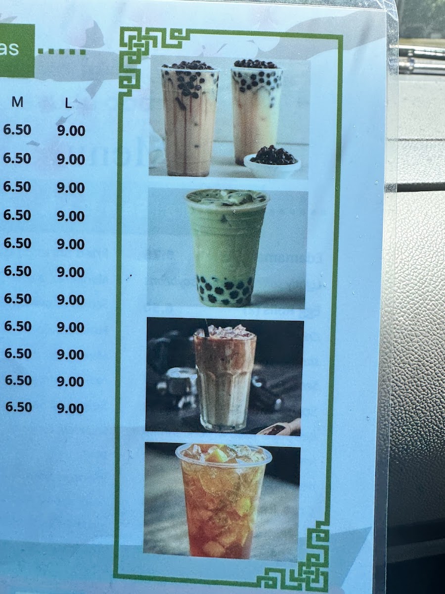 Bamboo House Antlers menu board