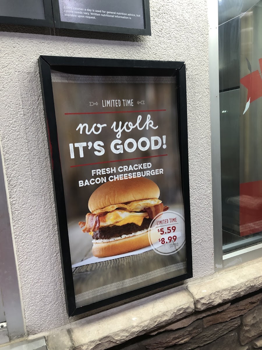 Good Times Burgers & Frozen Custard menu board