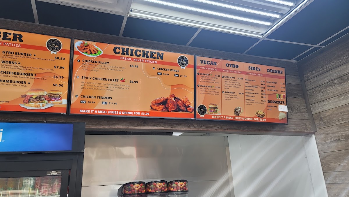 The Fatty Patty®-76th St (To-Go) menu board