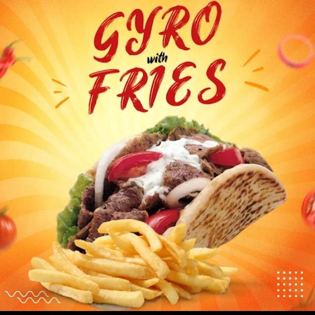 Gyro Sandwich Soda