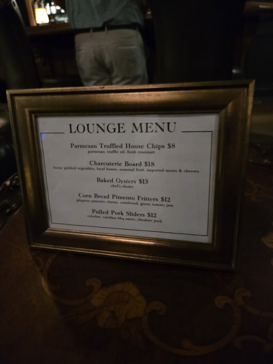 Carlisle's menu board