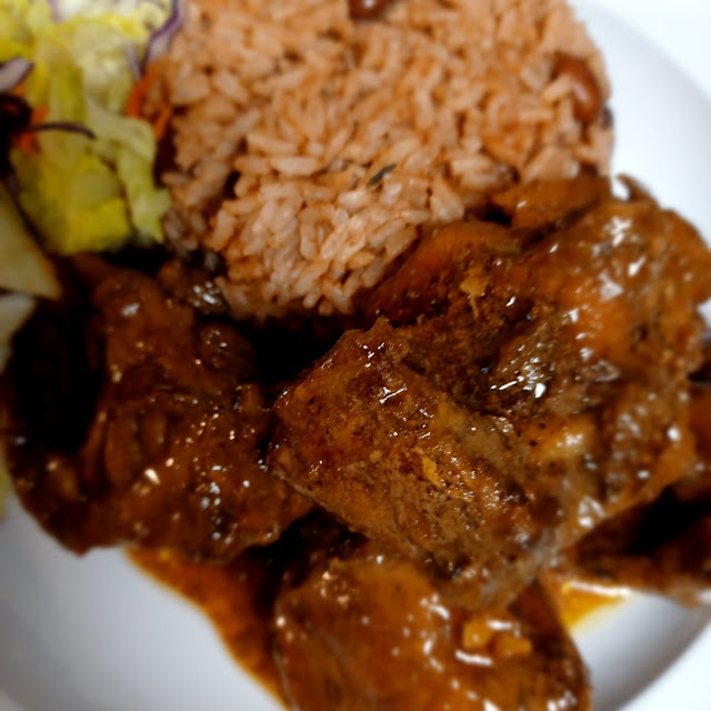 Brown Stewed Chicken Meal