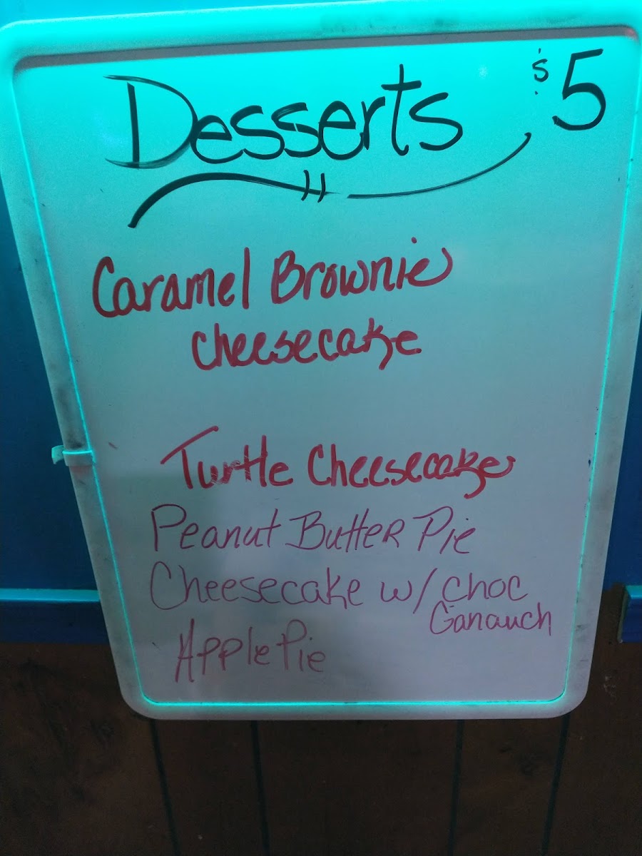 Hotel Tavern menu board