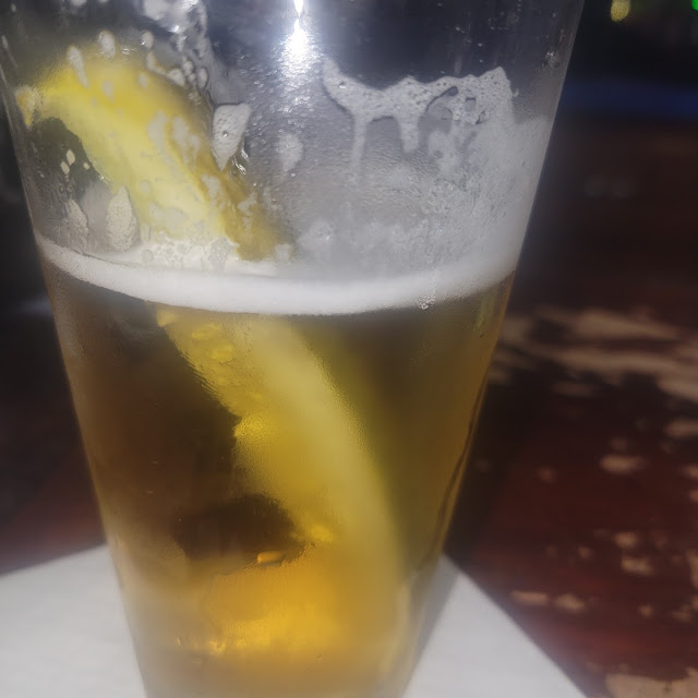 Coors Light and a Pickle