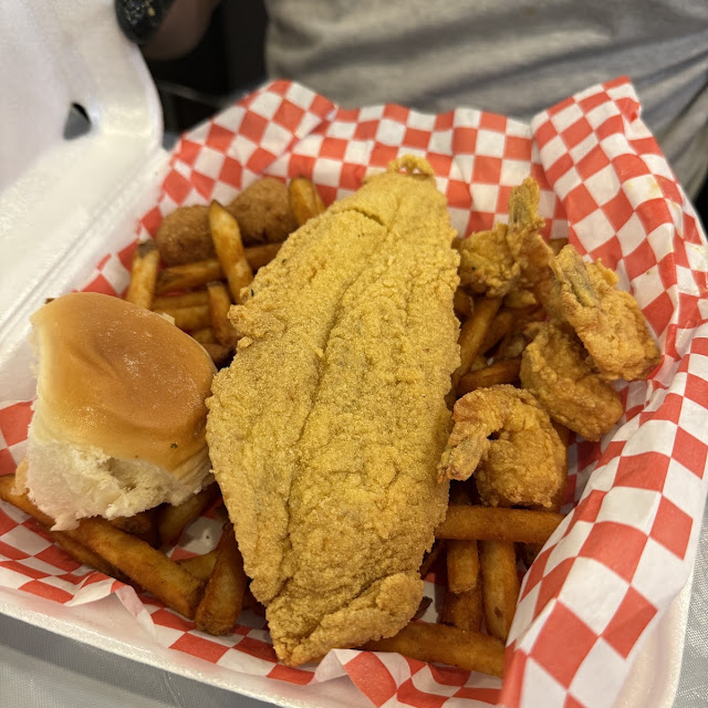 Fish and Shrimp Fried Basket