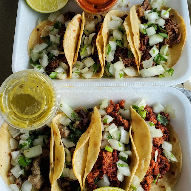 Chorizo Asada & Barbacoa Tacos