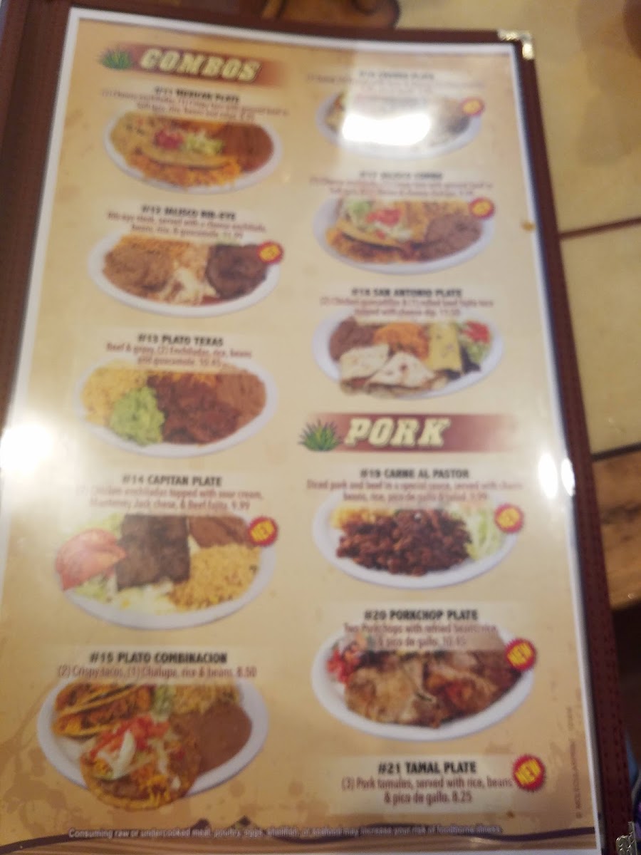 Agave Jalisco Yorktown menu board