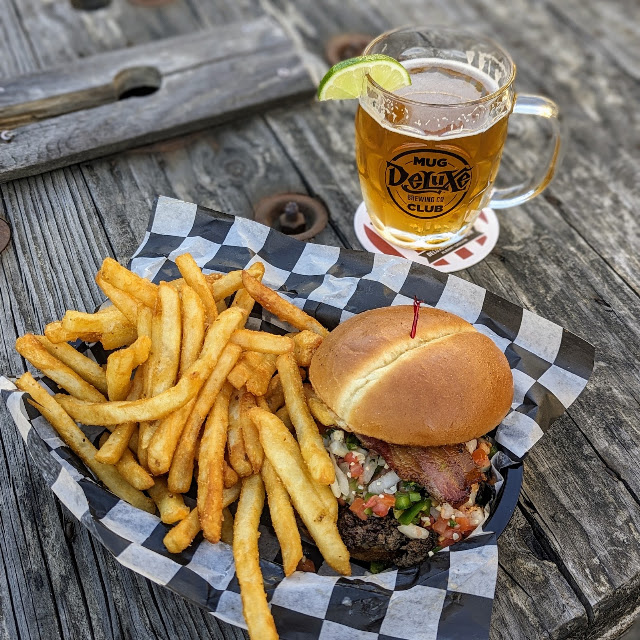 Drunken Burger Basket