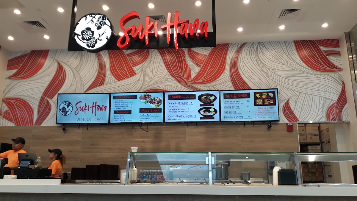 Dining Pavilion menu board