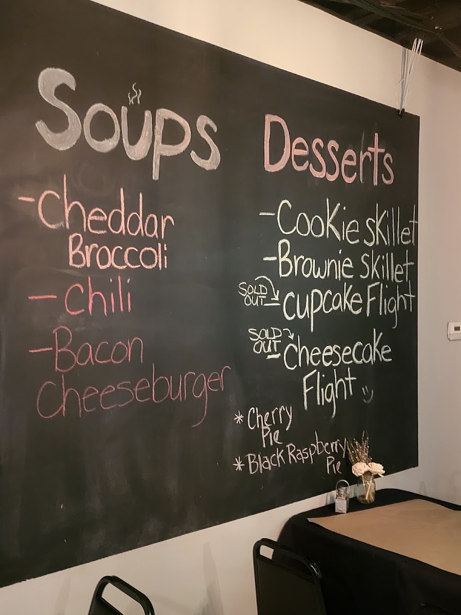 The Grain House menu board
