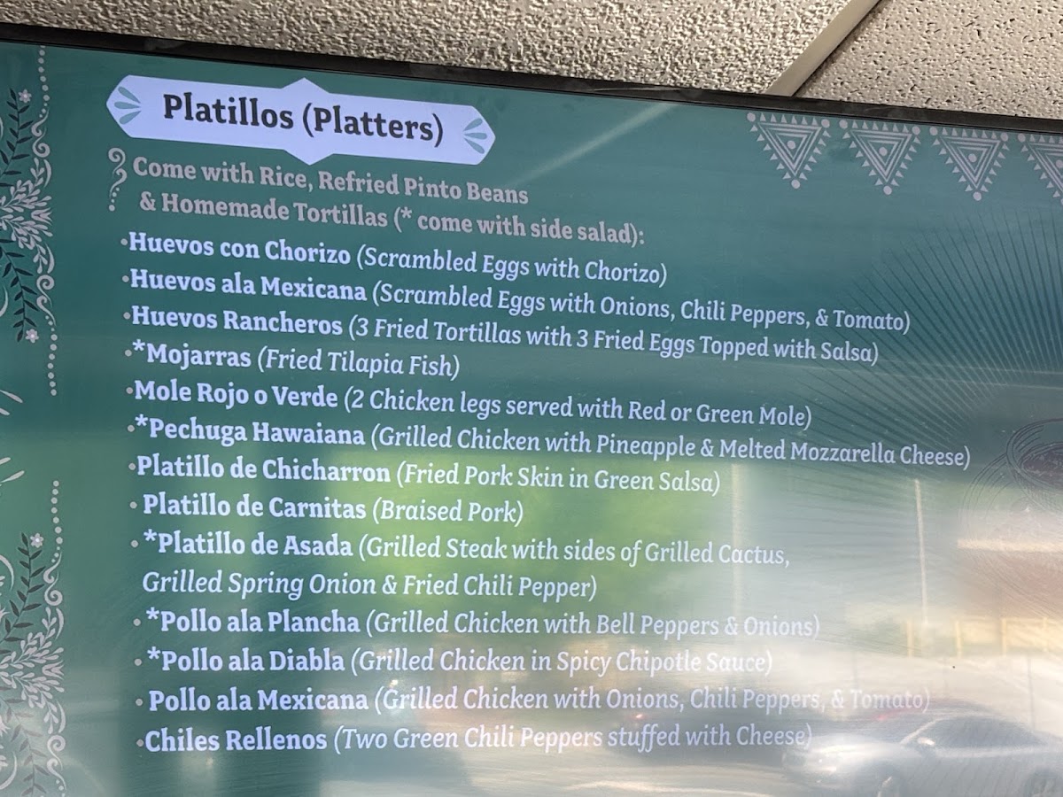 Mexico Lindo Y Querido menu board