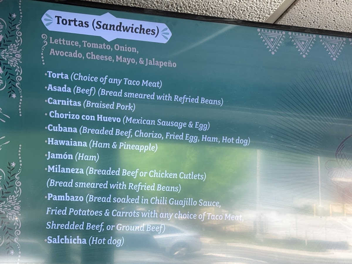 Mexico Lindo Y Querido menu board