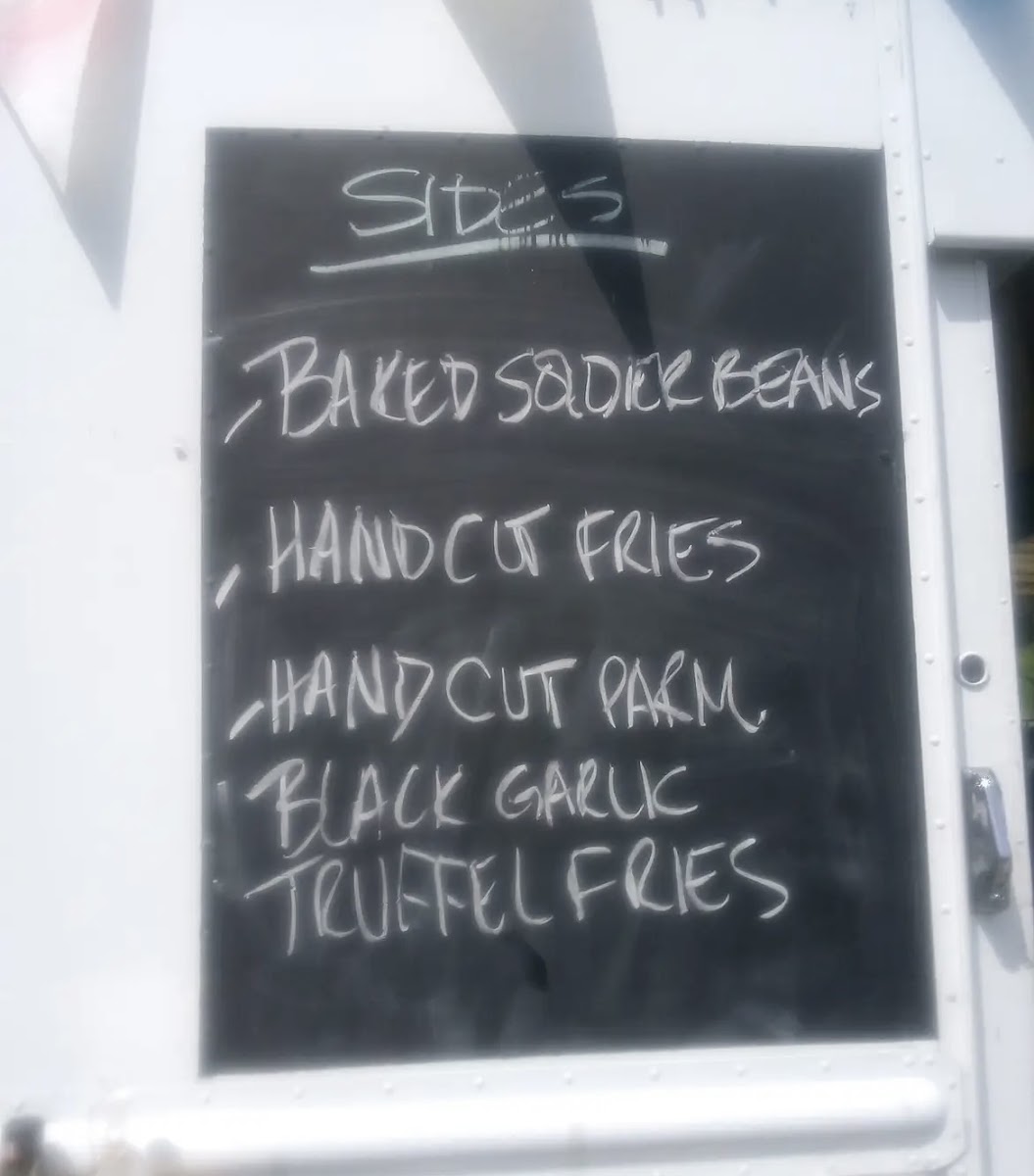 Titanium Food Truck menu board