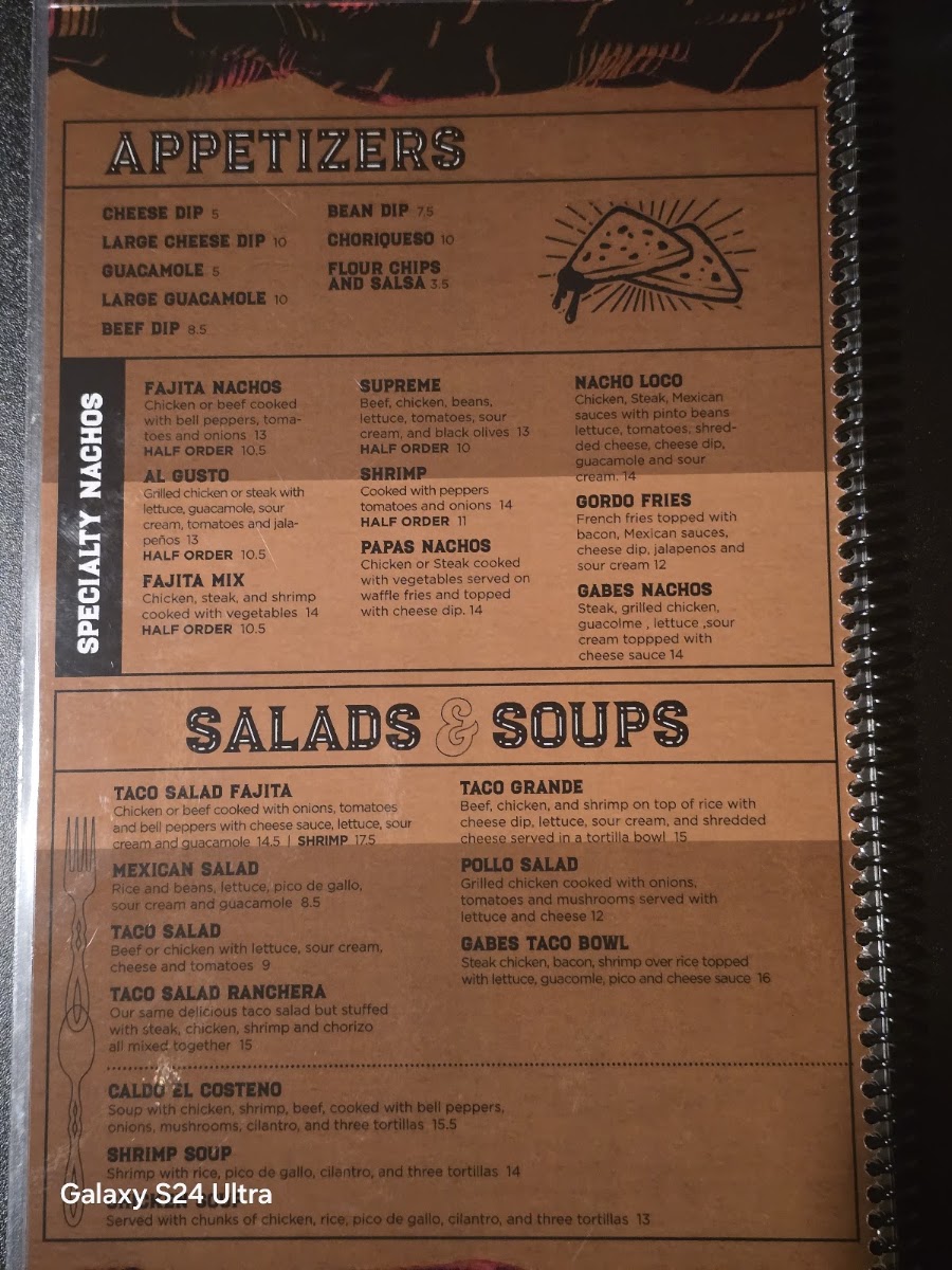 El Rey Papi's | Mexican menu board