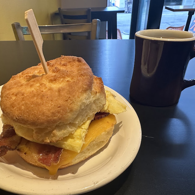 Egg and Cheese Biscuit Sandwich
