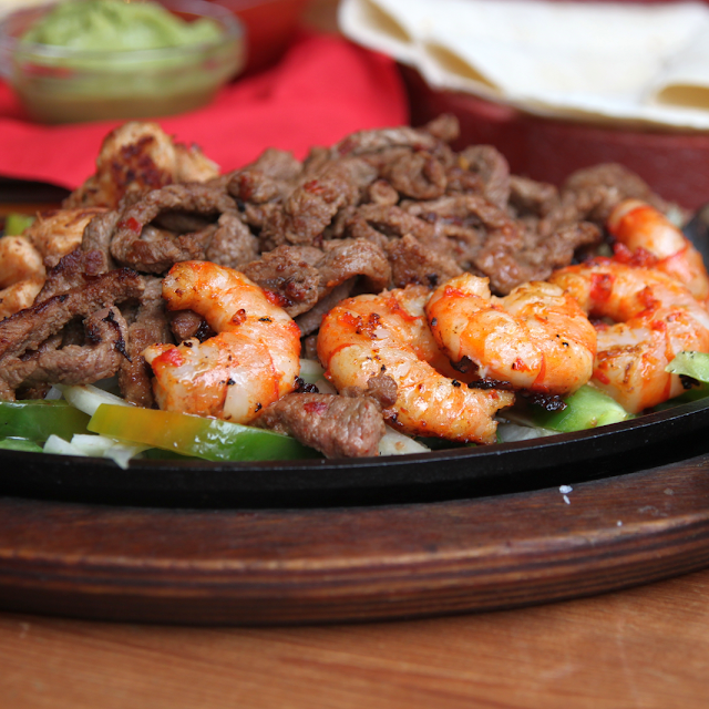 Steak and Shrimp Fajita
