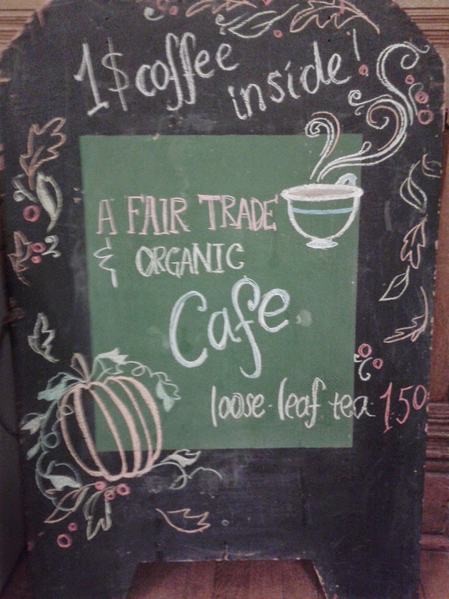 Caffiends menu board