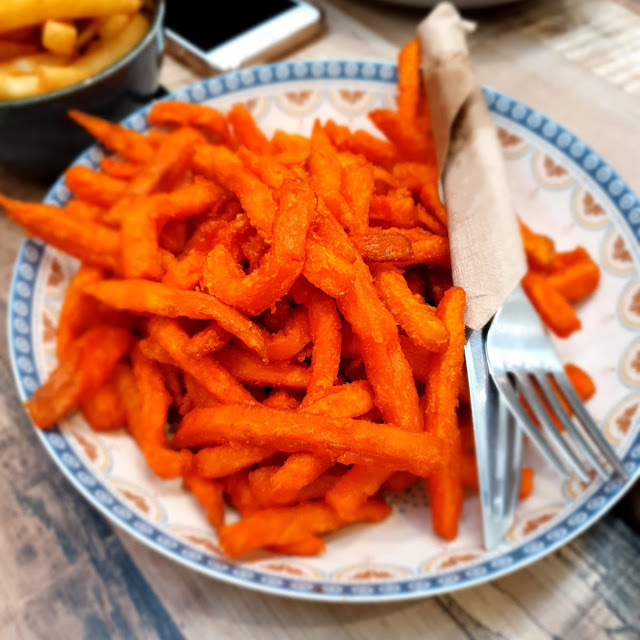 Bowl of Sweet Potato Fries with Aioli