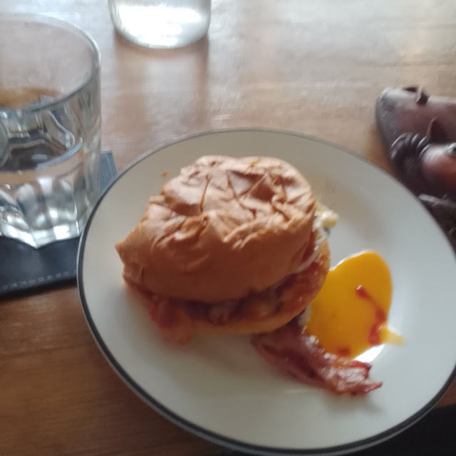 Bacon and Egg Brioche