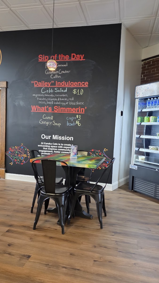 Eureka Cafe menu board
