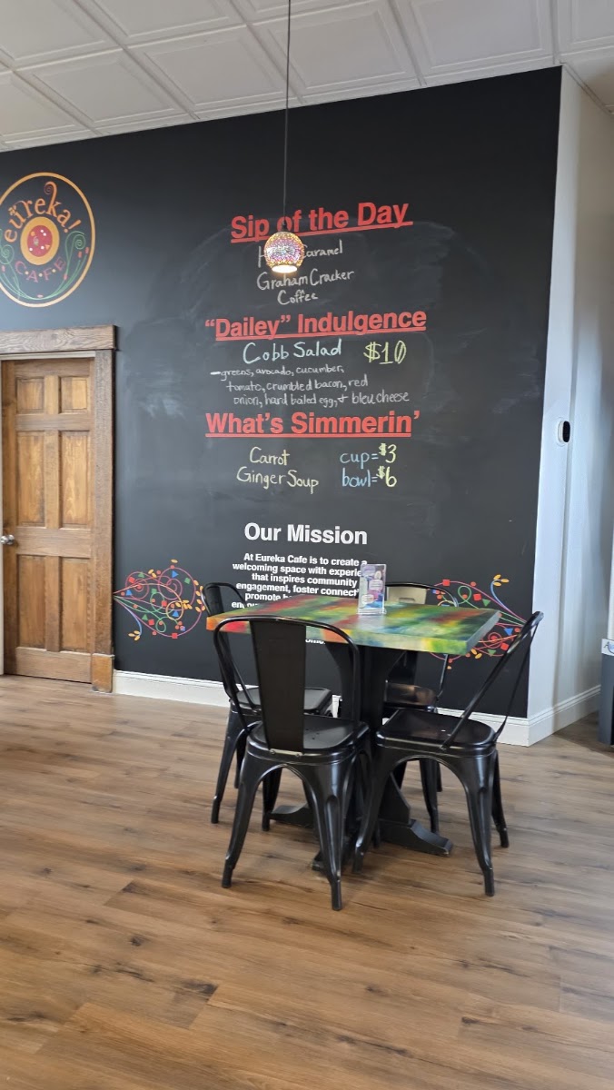 Eureka Cafe menu board
