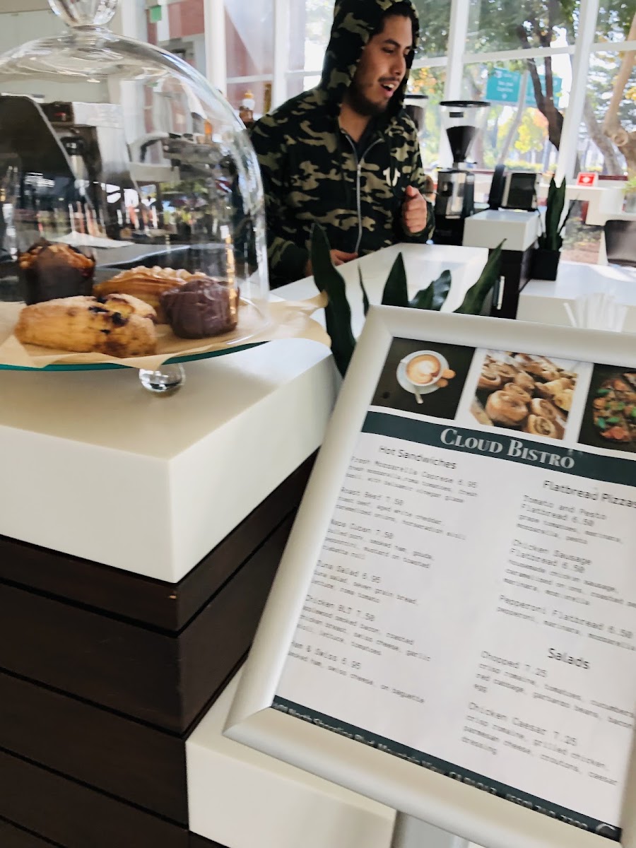 Cloud Bistro menu board