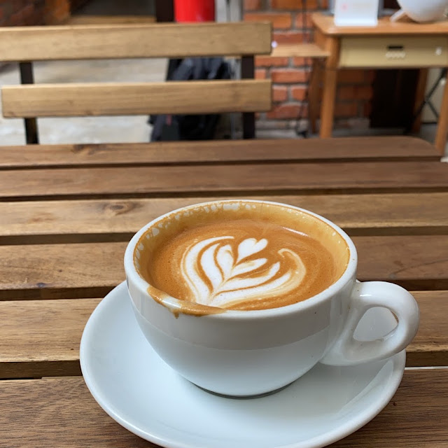 Hojicha Latte and Latte