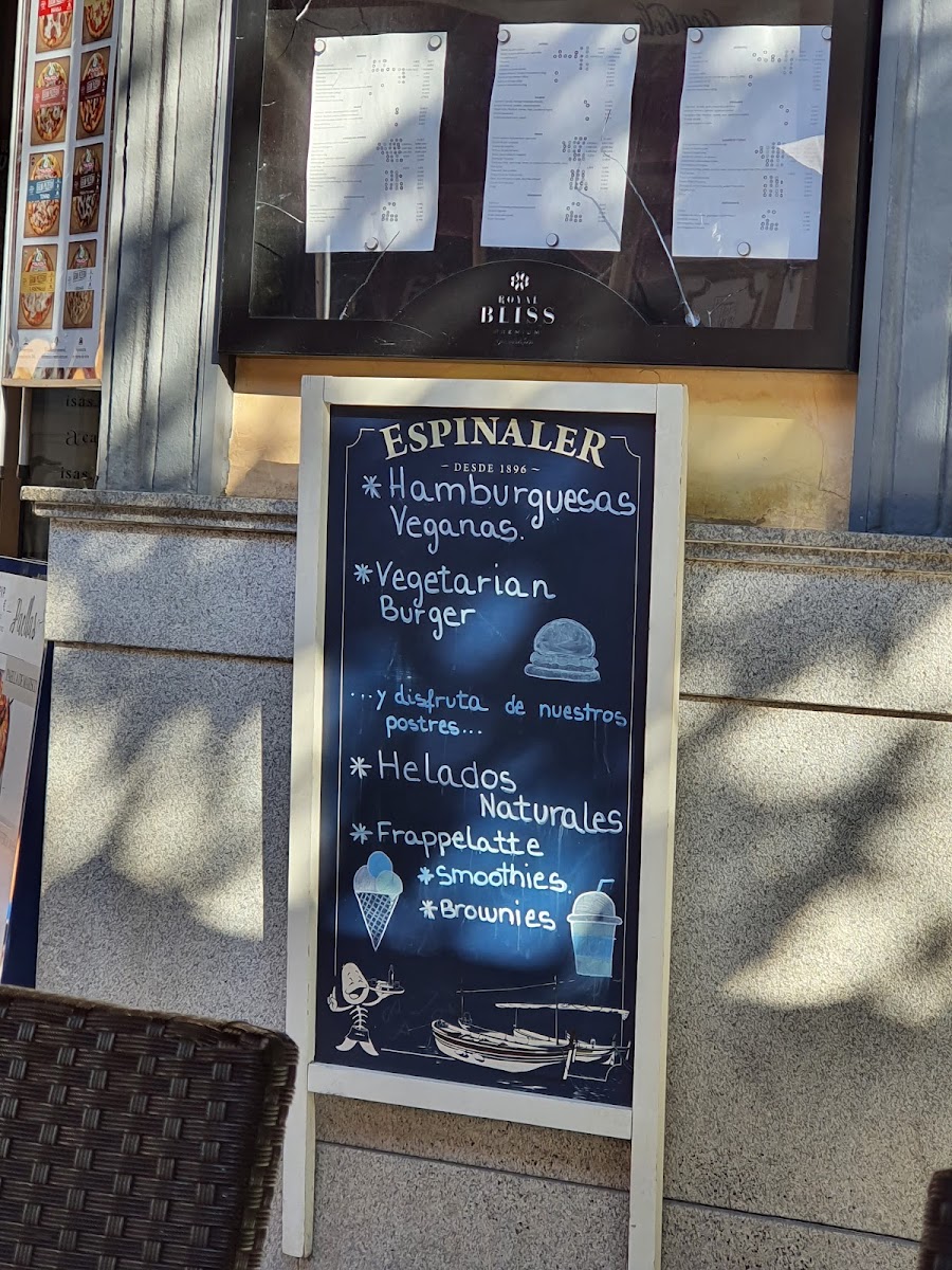 Pompeia Cafe menu board