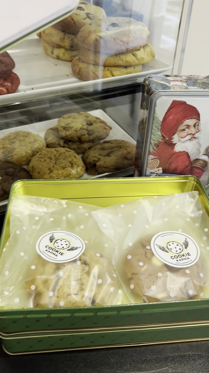 Cookie Karma menu board
