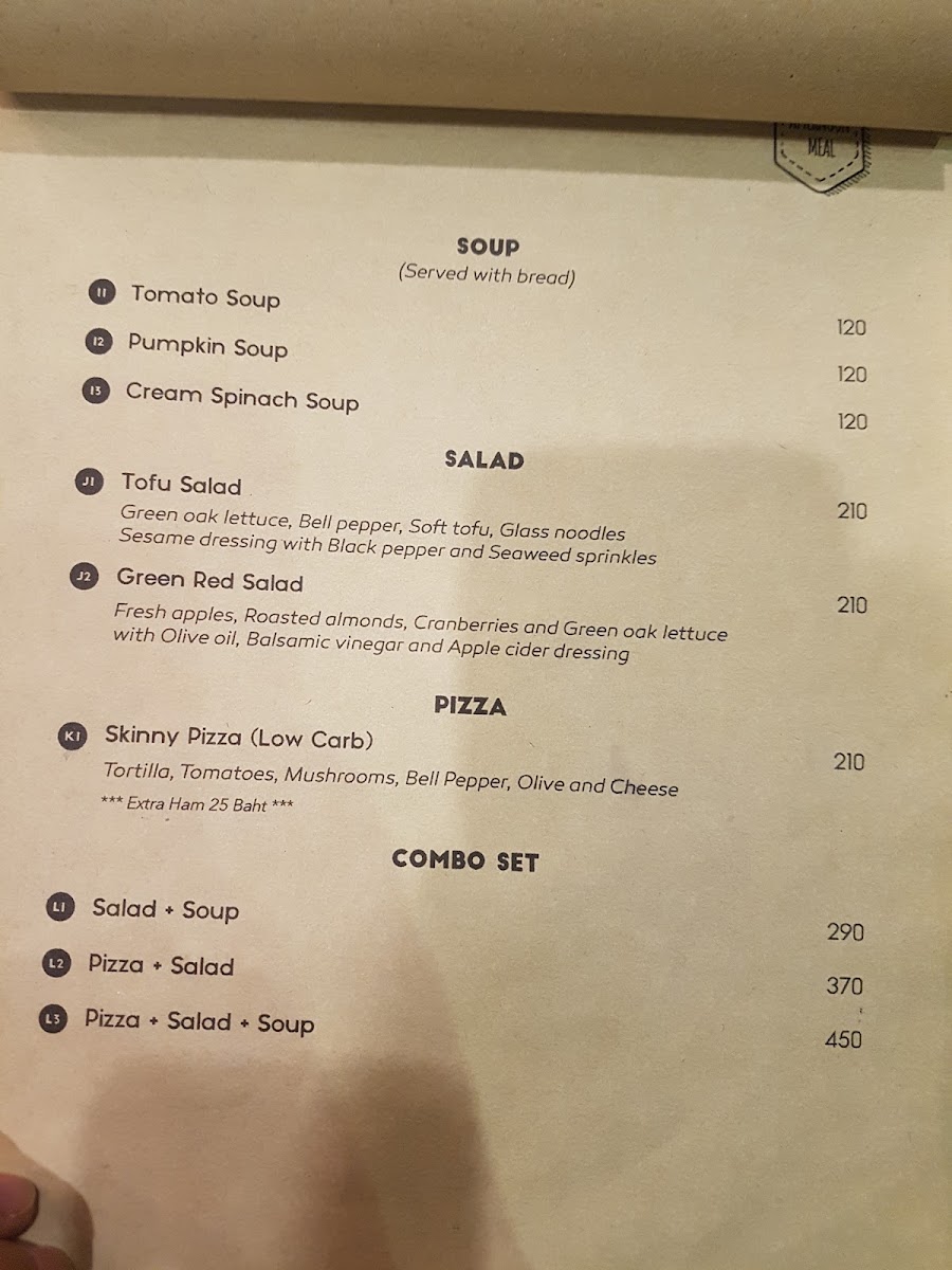 Lion & Shark menu board
