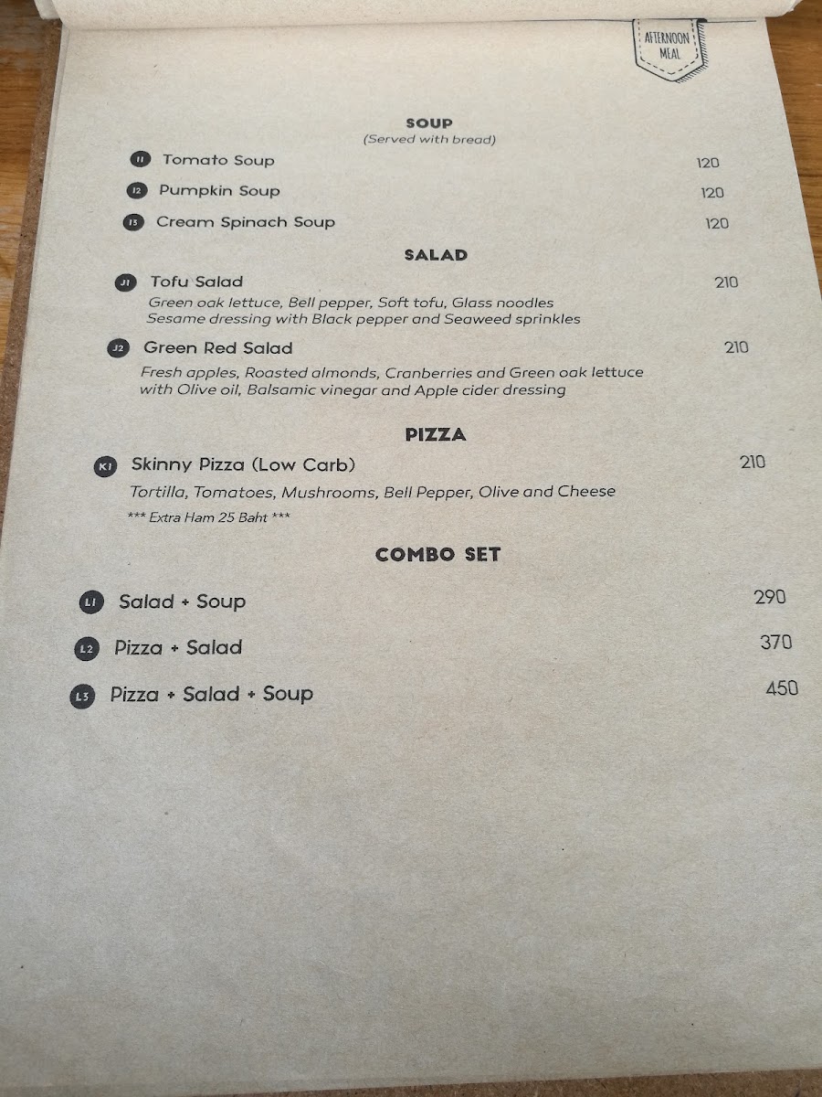 Lion & Shark menu board