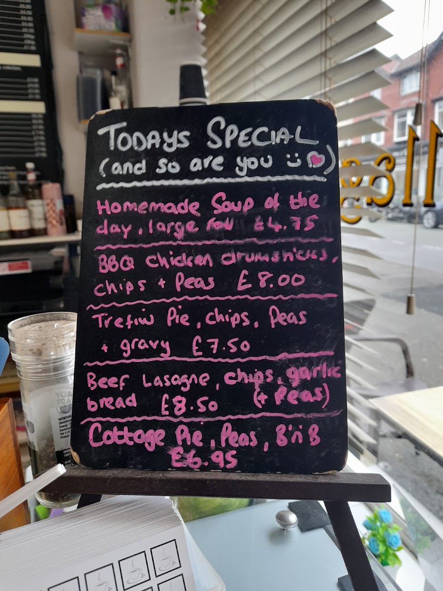 The Village Hub & Deli menu board