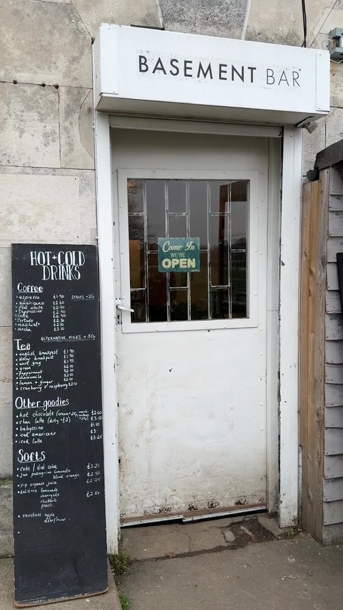 The Mansion Bar & Café menu board