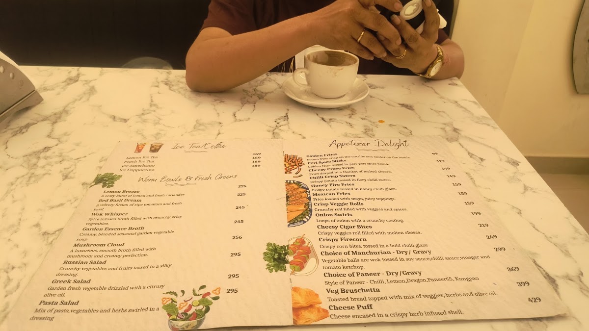 Mug & Morsel menu board