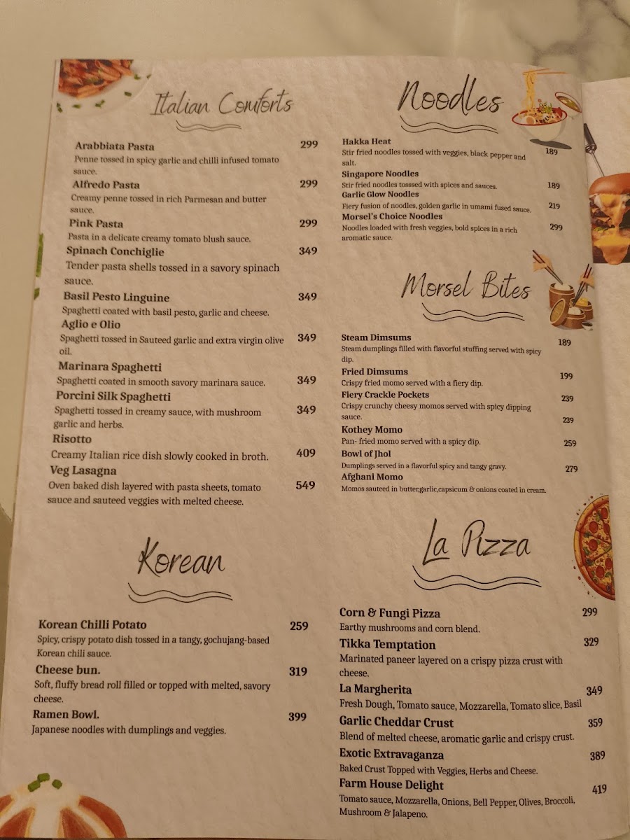 Mug & Morsel menu board