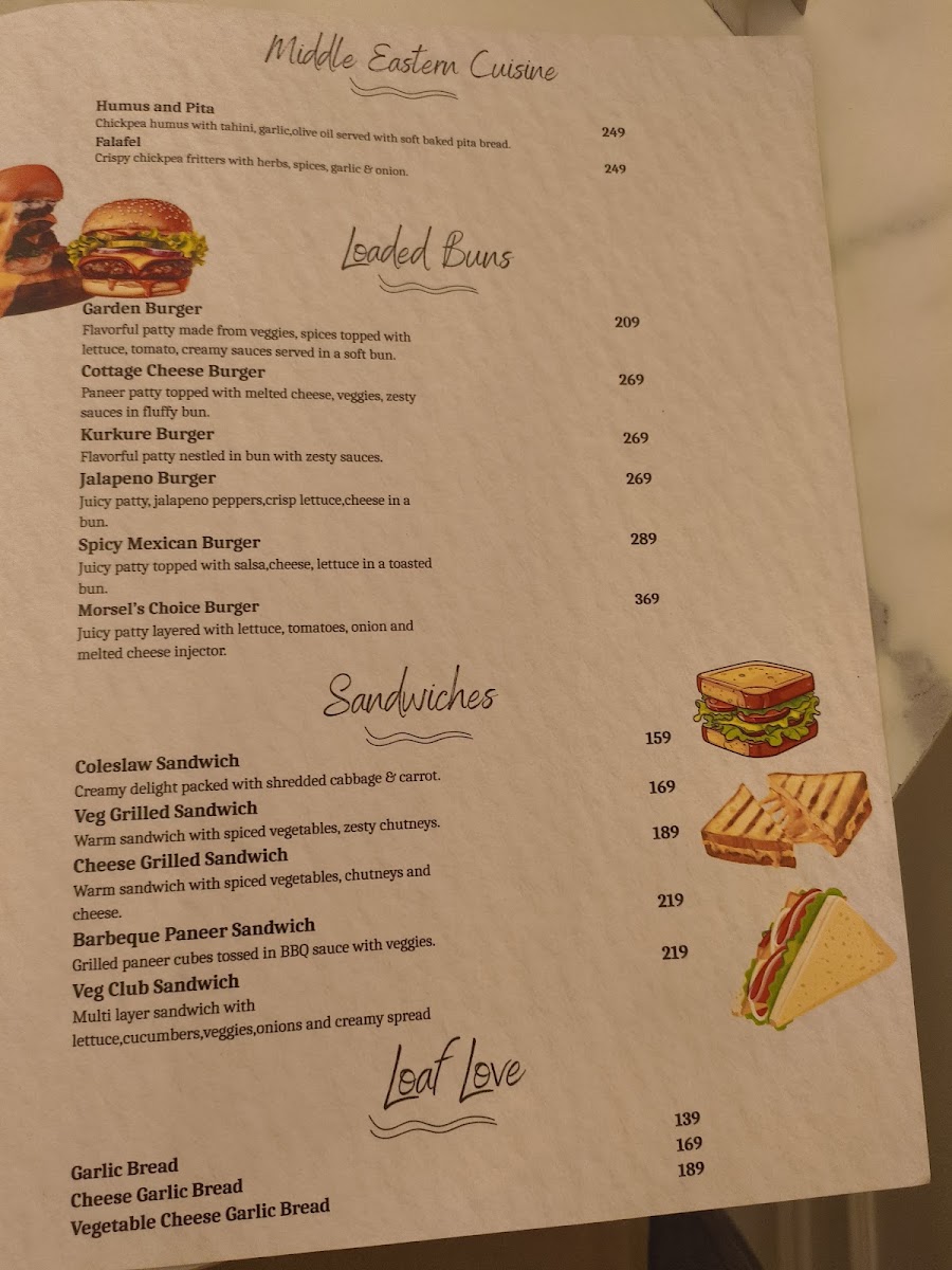 Mug & Morsel menu board