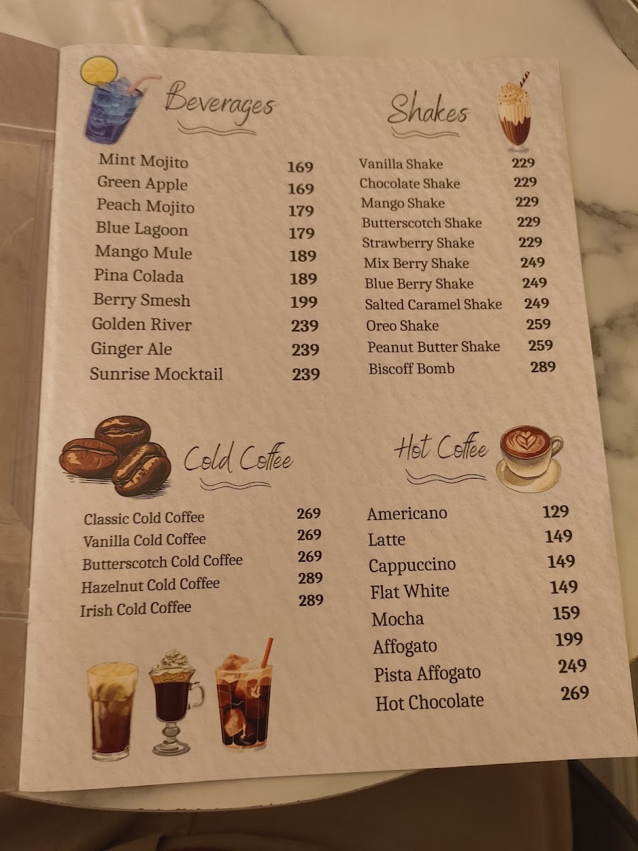 Mug & Morsel menu board