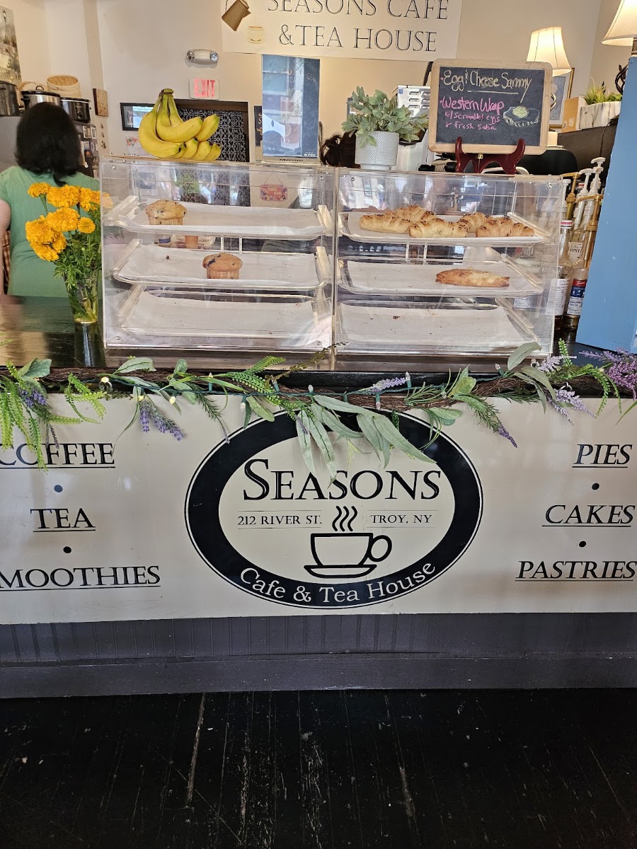 Seasons Cafe & Tea House menu board
