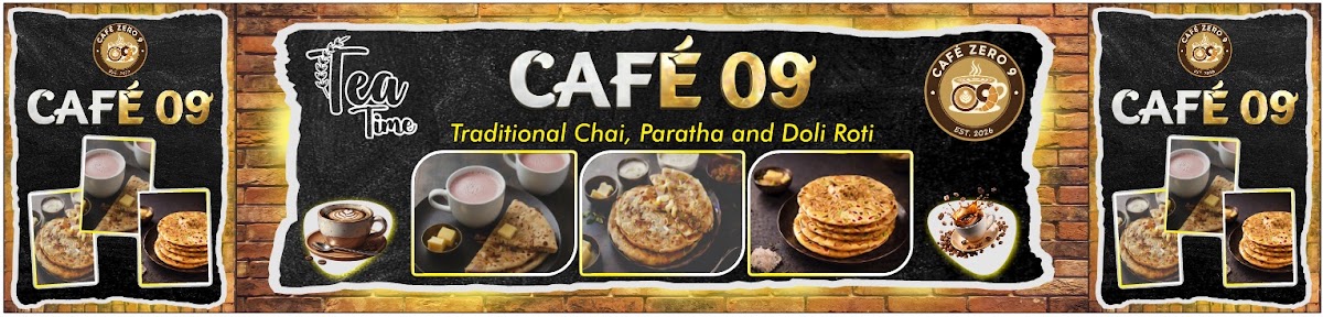 Cafe 09 menu board