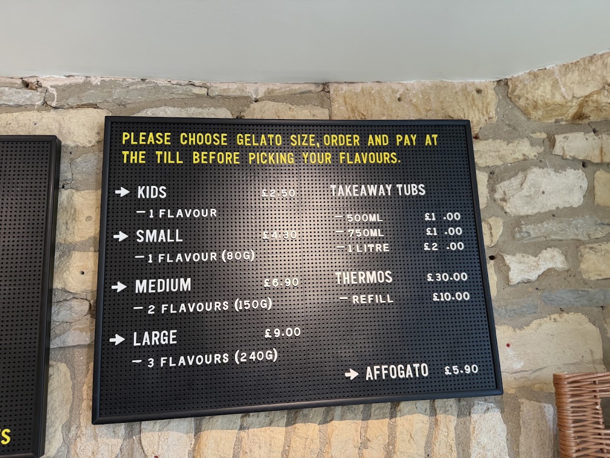 Box Bush menu board