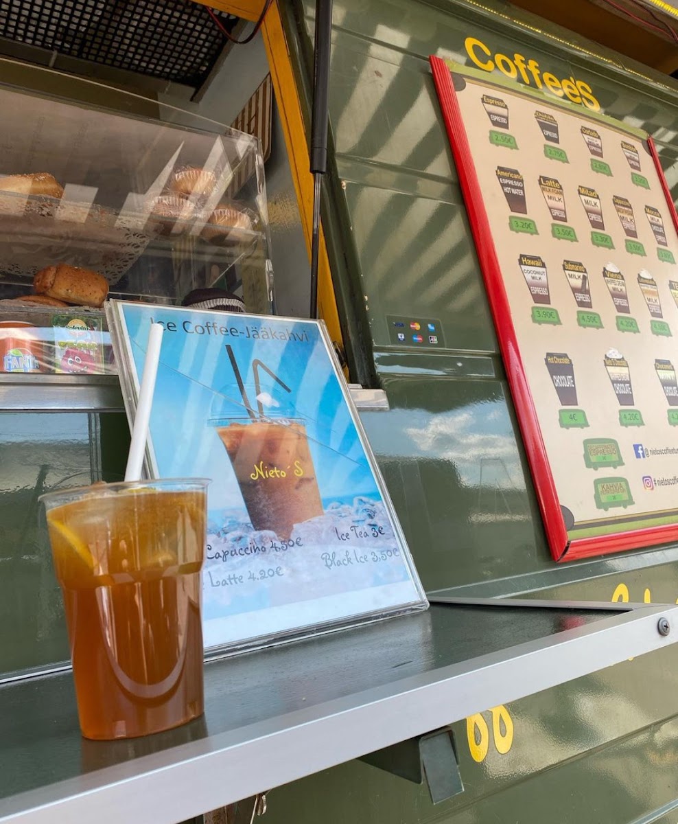 Nieto'S Coffee Truck menu board