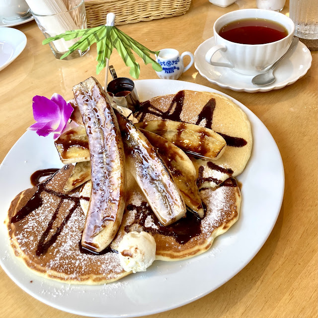 チョコバナナパンケーキ
