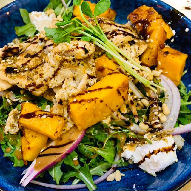 Grilled Chicken N Sweet Potato Salad